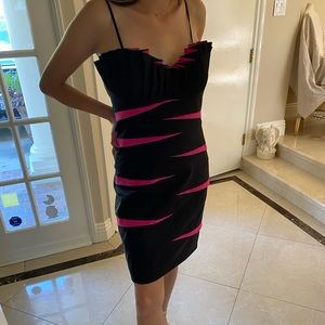 Black/ Pink Betsy & Adam Dress